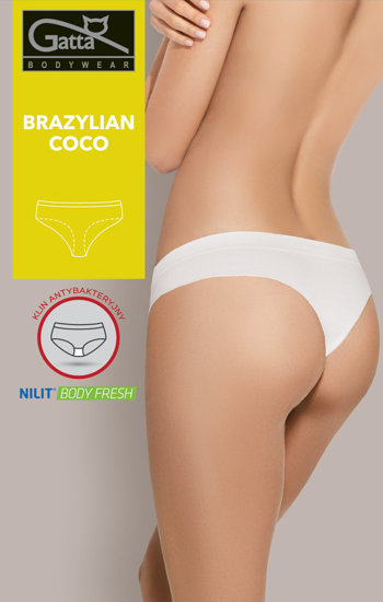 Figi Gatta 41606S Brazylian Coco light nude/odc.beżowego